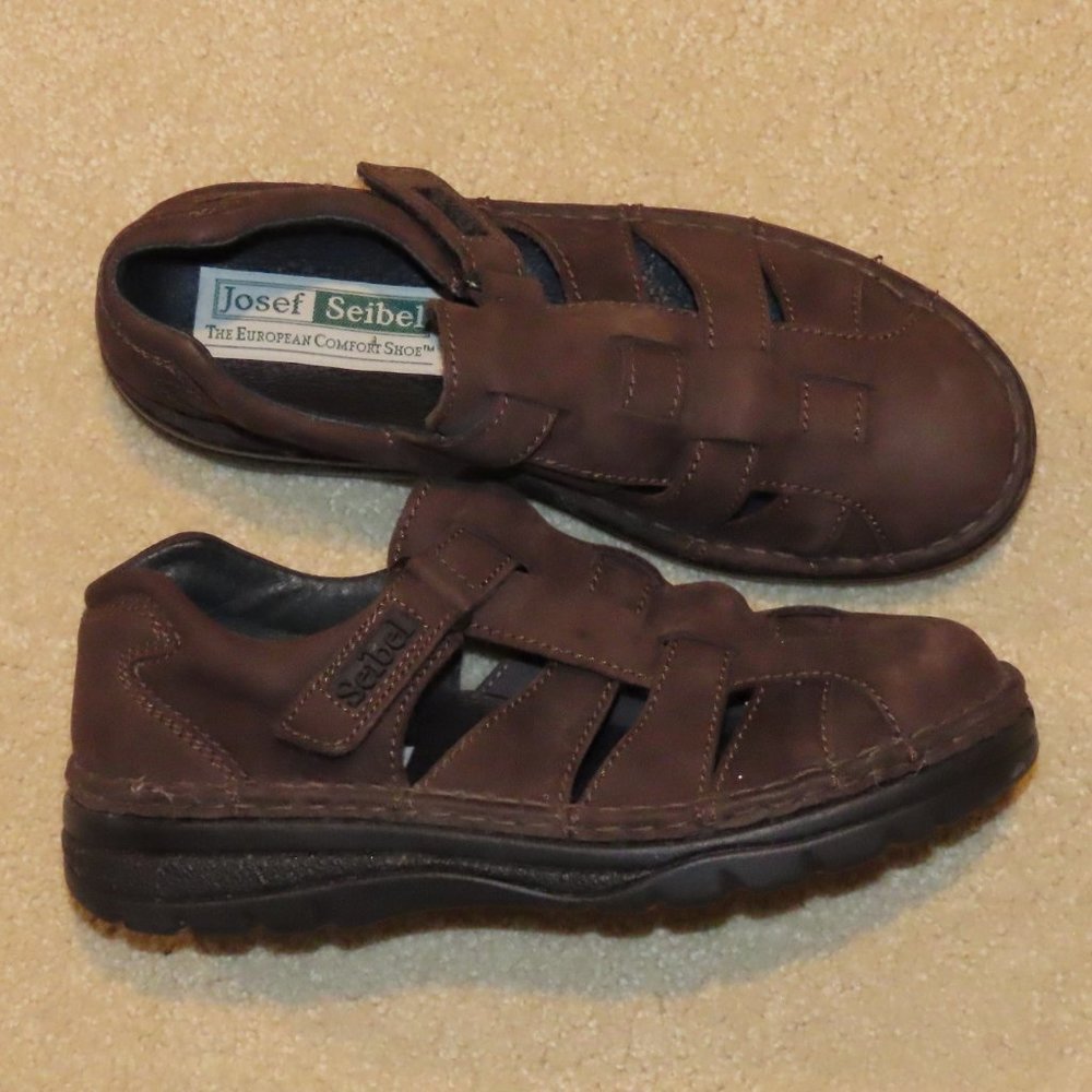LIKE NEW! Joseph Seibel Fisherman Shoes / Sandals
